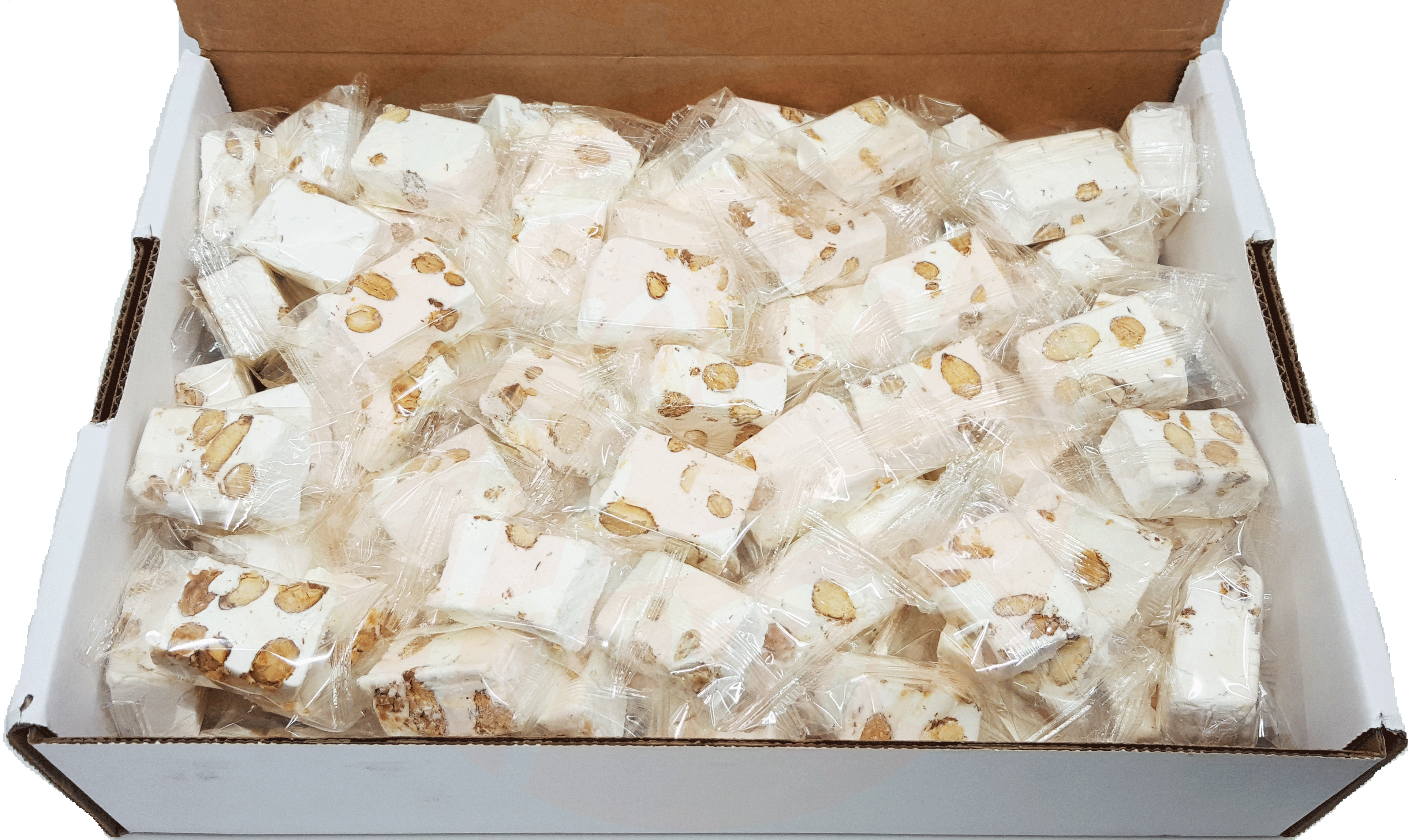 Master Delight  nougat candy with almonds, turkish delight, individually wrapped Full-Size Picture